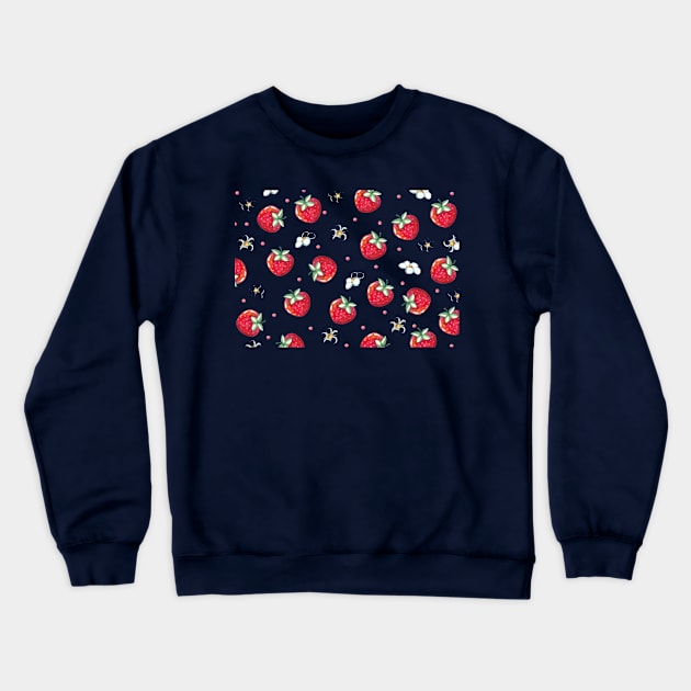 Strawberry Crewneck Sweatshirt by King Tiger